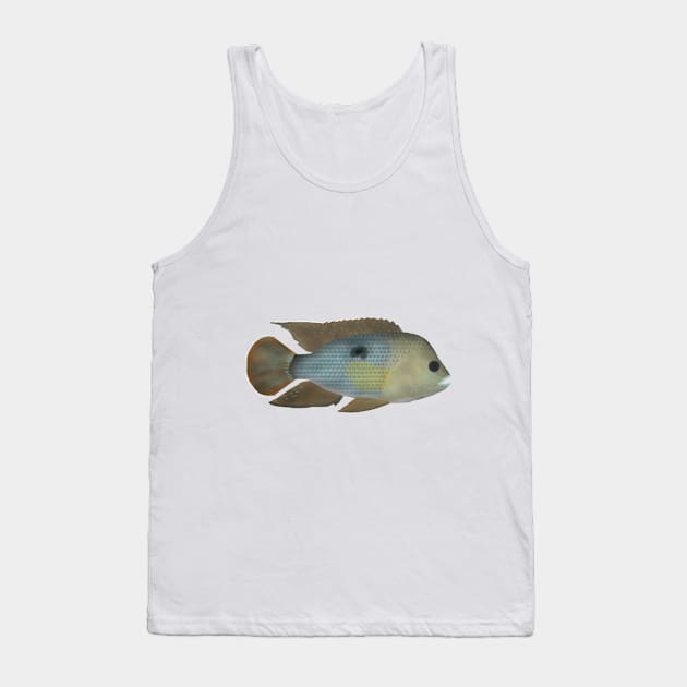 Green Terror Tank Top by FishFolkArt